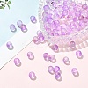 100Pcs Frosted Baking Paint Glass Beads DGLA-YW0001-36F-1