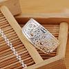 Vintage Elegant Fashion Style Brass Hollow Out Metal Rings RJEW-EE0002-006P-G-5