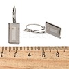 304 Stainless Steel Leverback Earring Finding STAS-C117-12B-P-3