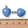 Dyed & Heated Natural Agate Pendants G-I311-A48-G-2