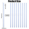 Transparent Plastic File Folders Organizer Sliding Bar FIND-WH0290-06B-2