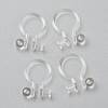 Plastic Clip-on Earring Findings KY-P001-10E-1