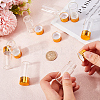 40Pcs Clear Glass Bottles Bead Containers CON-SC0001-15B-02-3