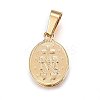 201 Stainless Steel Pendants STAS-F177-03G-2