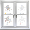 Waterproof PVC Colored Laser Stained Window Film Adhesive Stickers DIY-WH0256-077-4