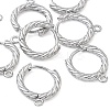 SHEGRACE Brass Hoop Earrings Findings XGR0152P-90P-1