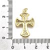 Brass Micro Pave Cubic Zirconia Pendants KK-Z100-38G-04-3