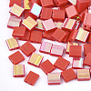Electroplate Opaque Glass Seed Beads SEED-S023-18C-02A-1