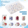 50Pcs Handmade Porcelain Beads PORC-PA0001-56B-2