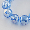 Electroplate Glass Bead Strands EGLA-R040-10mm-02-1
