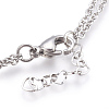 316 Surgical Stainless Steel Tiered Necklaces NJEW-JN02184-3