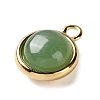 Natural Green Aventurine Pendants STAS-L022-398H-G-2