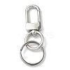304 Stainless Steel Keychain Rings STAS-H238-02P-1