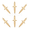 6Pcs 304 Stainless Steel Pendants STAS-UN0031-18-1