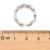 Brass Micro Pave Cubic Zirconia Cuff Rings RJEW-P169-03P-3