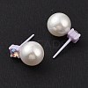 Hypoallergenic Bioceramics Zirconia Ceramic Stud Earrings EJEW-C111-15B-3