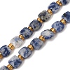 Natural Blue Spot Jasper Beads Strands GG-CBA96AE-A09-6x6mm-2