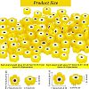 2 Strands 2 Style Handmade Lampwork Beads Strands LAMP-NB0001-65-3