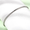 2MM 304 Stainless Steel Bangles for Women SA-CBA37BC-23A-P-1