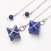 Chakra Natural Lapis Lazuli Dowsing Pendulums G-F516-01E-2