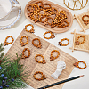 30Pcs Wooden Stretch Finger Rings RJEW-DC0001-22-5