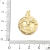 Brass Micro Pave Cubic Zirconia Locket Pendants KK-H203-13G-04-3