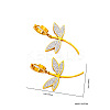 Dragonfly Stainless Steel Crystal Rhinestone Hoop Earrings FS-WGEBED8-02-2