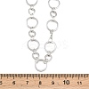 304 Stainless Steel 6MM and 10MM Ring Link Chain Necklaces NJEW-P343-02A-P-5