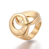 Ion Plating(IP) 304 Stainless Steel Finger Rings RJEW-E157-21G-3