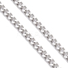 3MM 304 Stainless Steel Twisted Chain Bracelet Making AJEW-JB01440-02-4