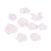 Luminous Flower Resin Cabochons CRES-T025-10H-4