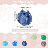 40Pcs 10 Colors  Transparent Glass Beads GLAA-DR0001-01-2