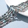 Natural Larimar Beads Strands G-D0002-B38-1