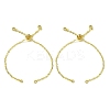 Brass Oval Link Bracelets Making FIND-Z035-22G-1