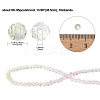 10 Strands Transparent Gradient Color Glass Beads Strands GLAA-CJ0002-09C-2