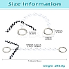 Plastic Beads Phone Case Beaded Chain AJEW-CJ00006-8
