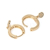 Brass Micro Pave Cubic Zirconia Huggie Hoop Earrings EJEW-G276-20G-3