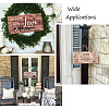 4 Sets 4 Style Natural Wood Hanging Wall Decorations for Front Door Home Decoration AJEW-CF0001-01-7