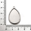 304 Stainless Steel Pendant Cabochon Settings STAS-S181-02P-A-3