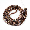 Baking Paint Glass Beads Strands DGLA-N003-4mm-B06-3