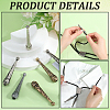 14Pcs 7 Colors Alloy Cord Ends FIND-GF0007-29-5