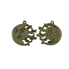 Tibetan Style Alloy Pendants TIBEP-22752-AB-NR-1