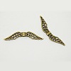Mixed Color Tibetan Style Wing Alloy Beads TIBEB-X0028-RS-2