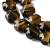 Natural Tiger Eye Beads Strands G-K357-C04-01-4