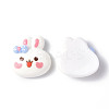Opaque Resin Cabochons CRES-P023-02D-2