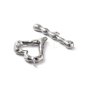 Non-Tarnish 304 Stainless Steel Toggle Clasps STAS-A092-08A-P-2