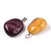 Natural Mookaite Pendants G-P525-01P-05-2