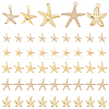 50Pcs 5 Style Iron & Alloy & Brass Pendants FIND-PH0005-62-1