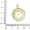 Brass Micro Pave Cubic Zirconia Pendants KK-H539-17A-02-3