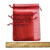 30Pcs 4 Styles Rectangle Organza Bags Jewellery Storage Pouches Wedding Favour Party Mesh Drawstring Gift OP-FS0001-01A-8
